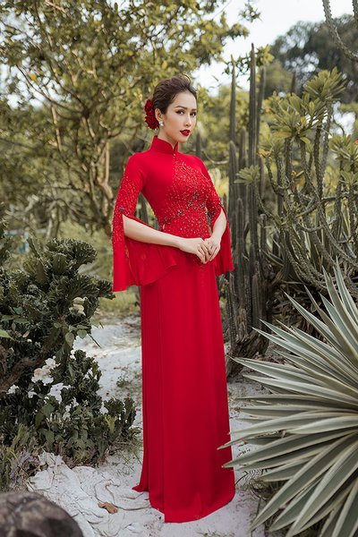 Top 100+ mẫu áo dài cưới cách tân đẹp lộng lẫy, sang chảnh nhất 2019